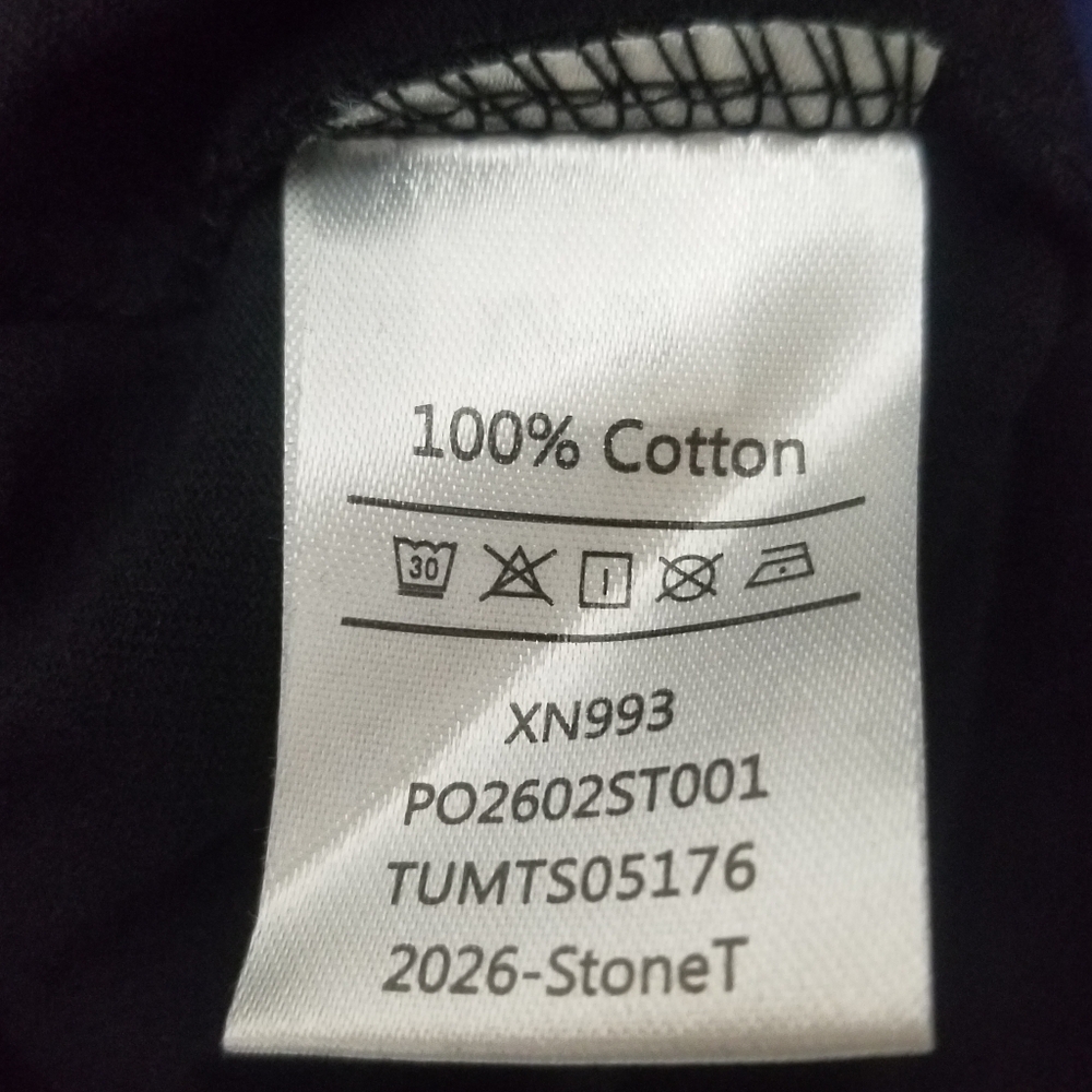 NWOT Eeyore cotton shirt w purple roses - Picture 3 of 5